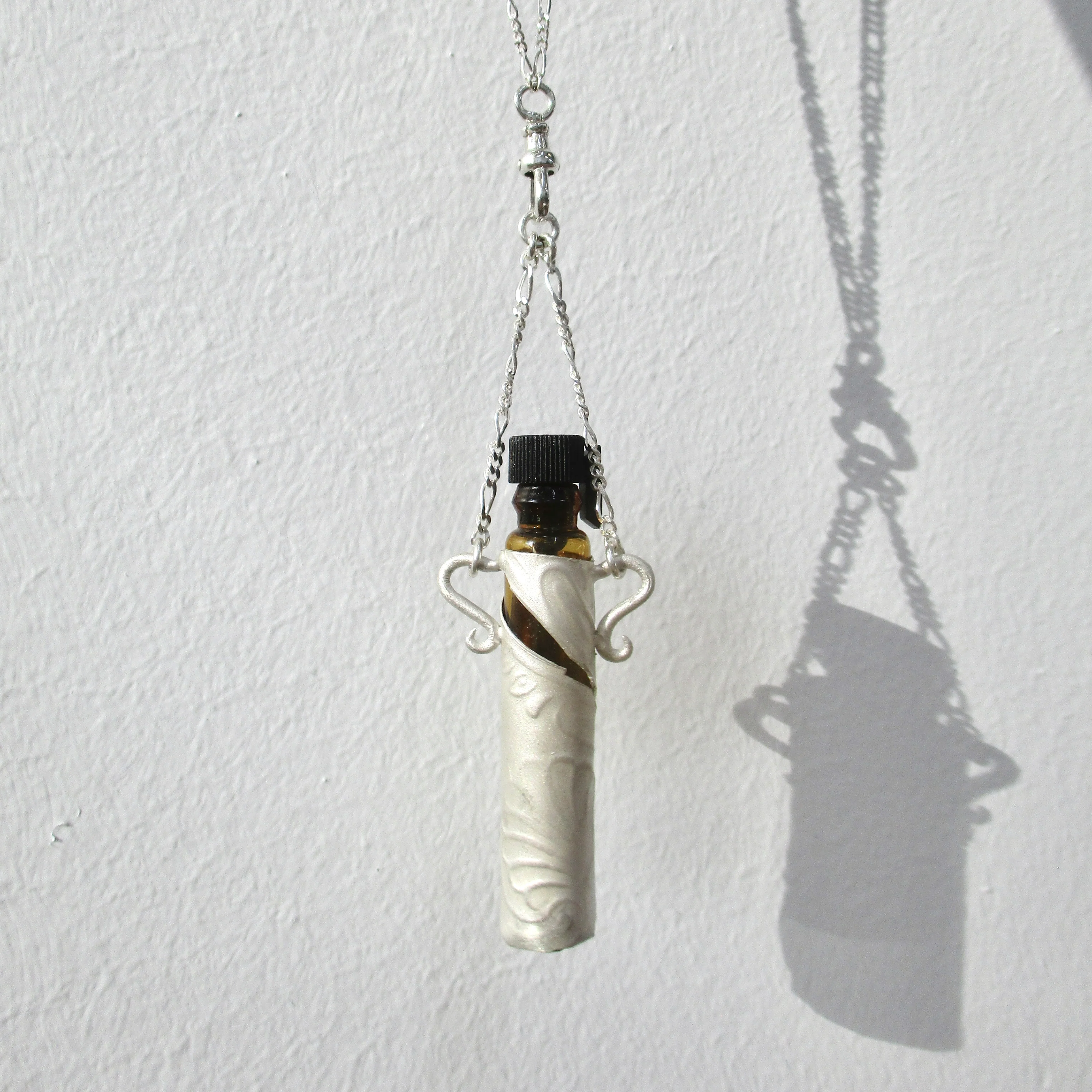 Embossed Perfume Vial Necklace - Impression #2 - Image 3