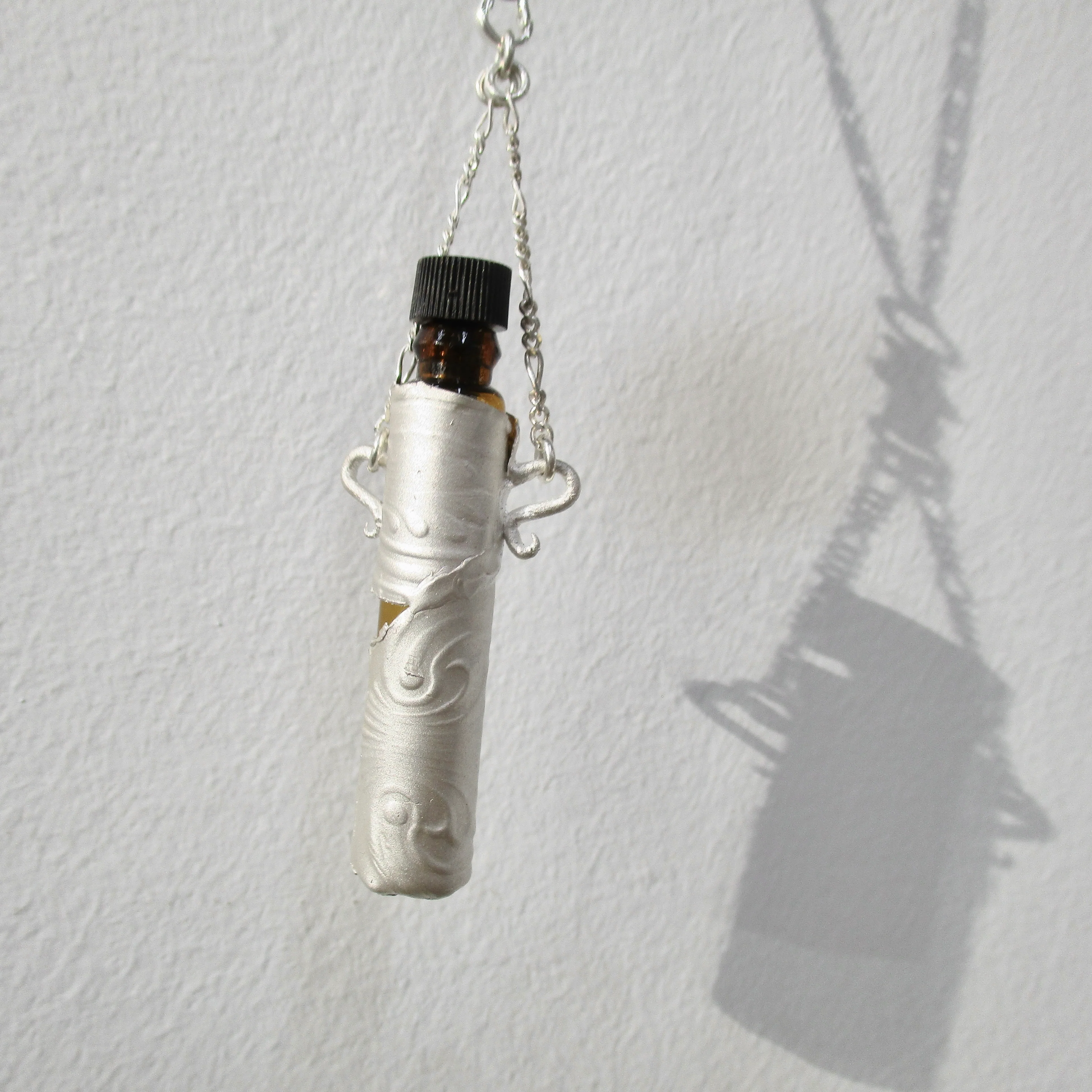 Embossed Perfume Vial Necklace - Impression #3 - Image 3