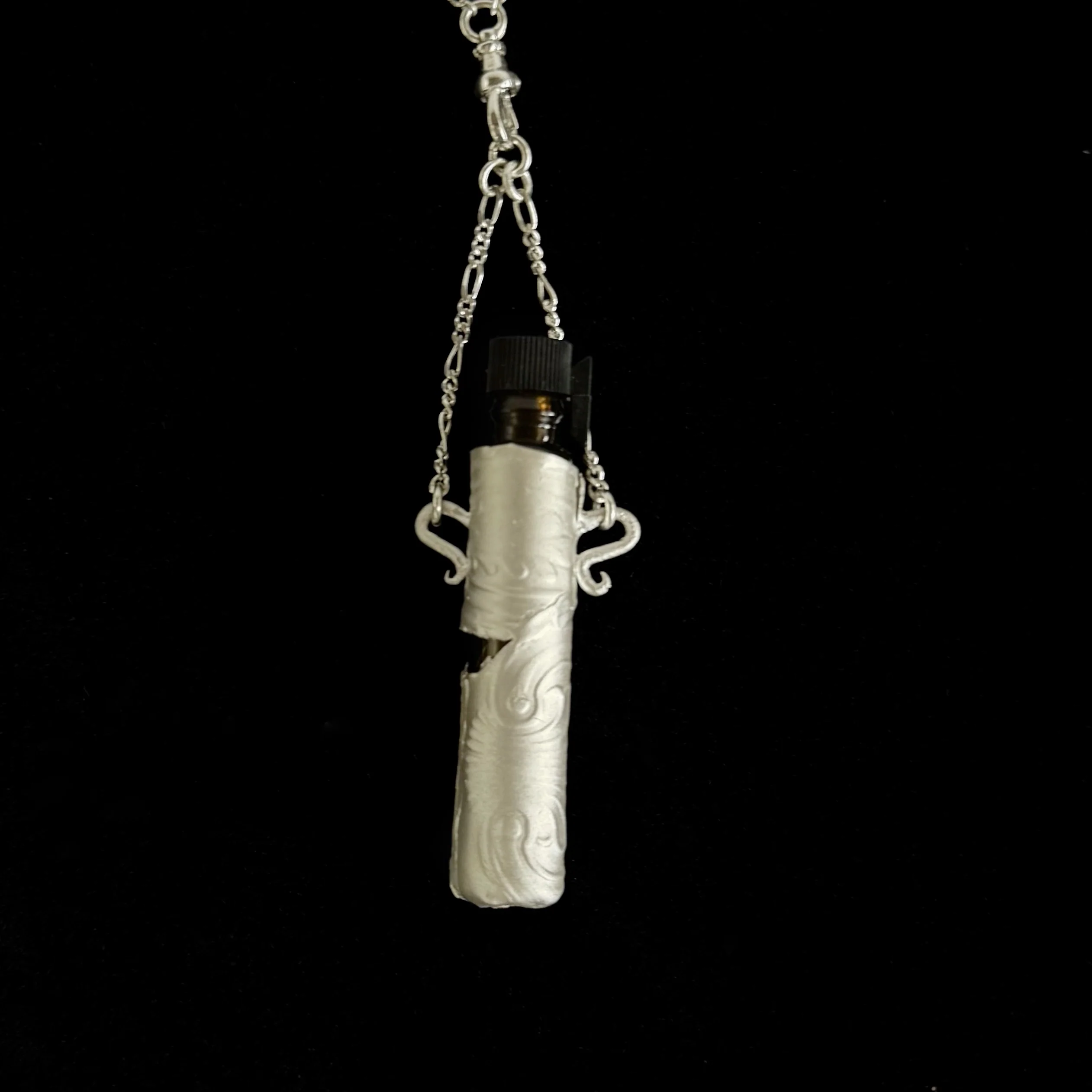 Embossed Perfume Vial Necklace - Impression #3 - Image 4