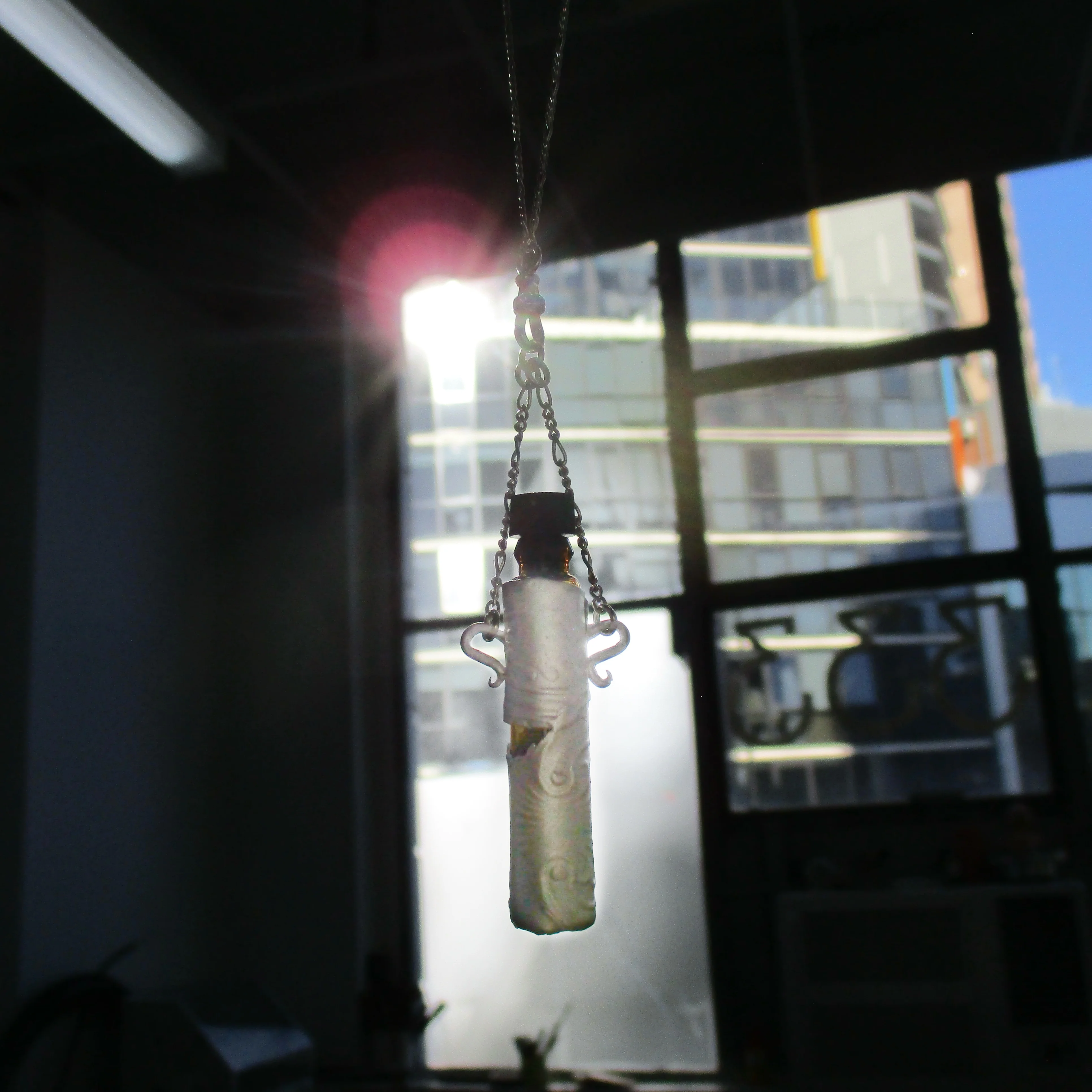 Embossed Perfume Vial Necklace - Impression #3 - Image 5