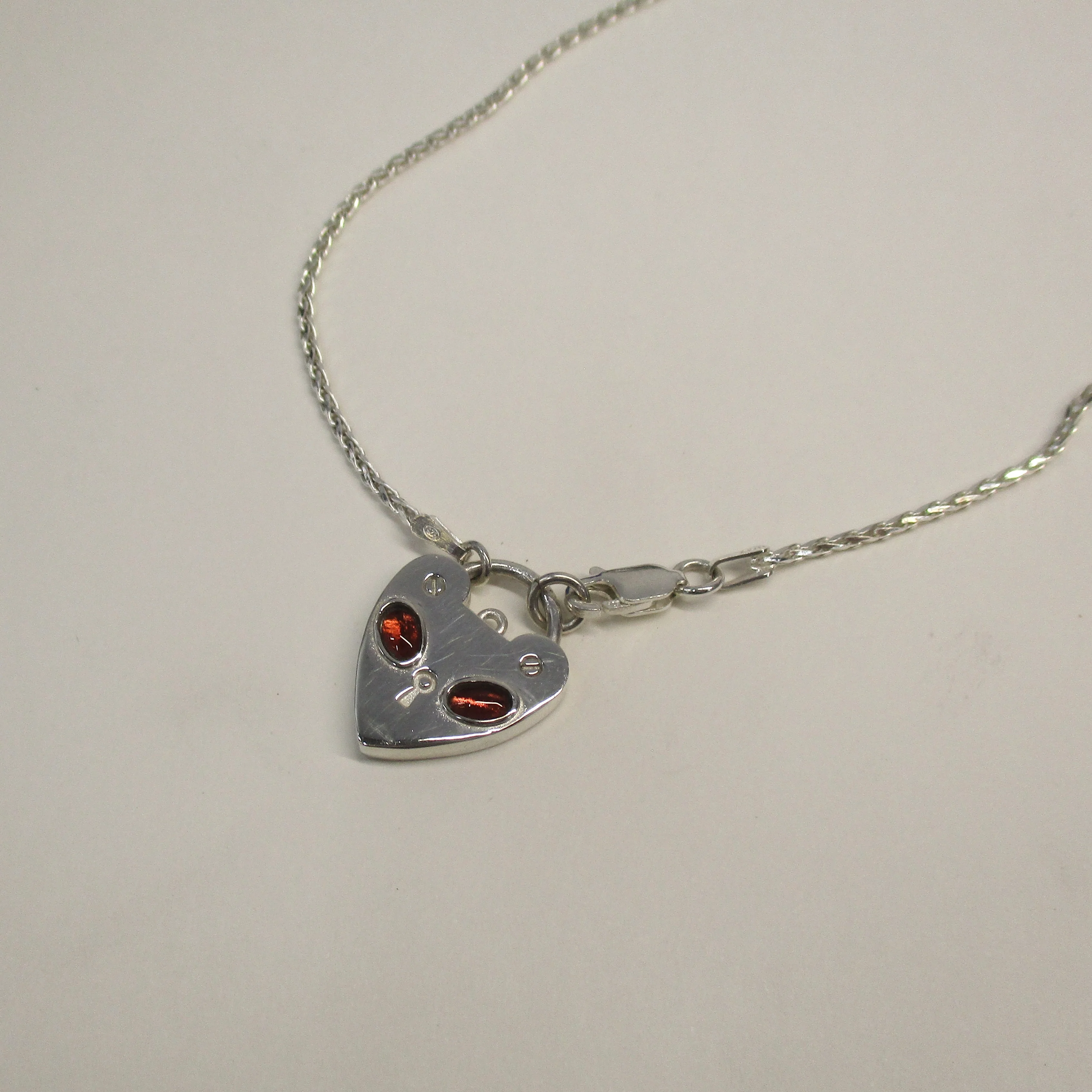 Kitty Padlock in Garnet - Image 4